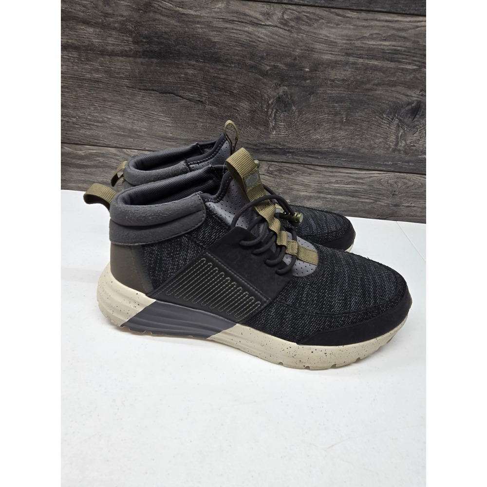 Hey Dude Sirocco M Mid Trail Sneakers Mens 10 Black Grey 40964-097 Mid Top Shoes